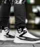 Mens High Top Sneakers - White Dark Gray - DS3.1204