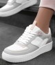 Womens Sneakers - White Pink - DS Alley