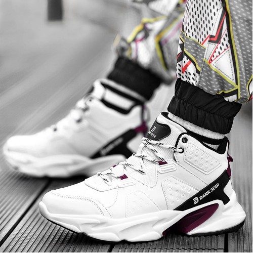 Mens High Top Sneakers - White - DS3.839