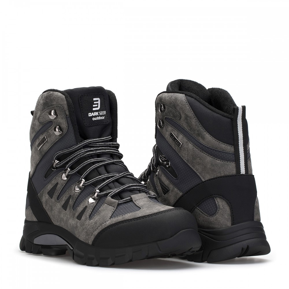 Unisex Hiking Boots - Black Gray - DS.1633