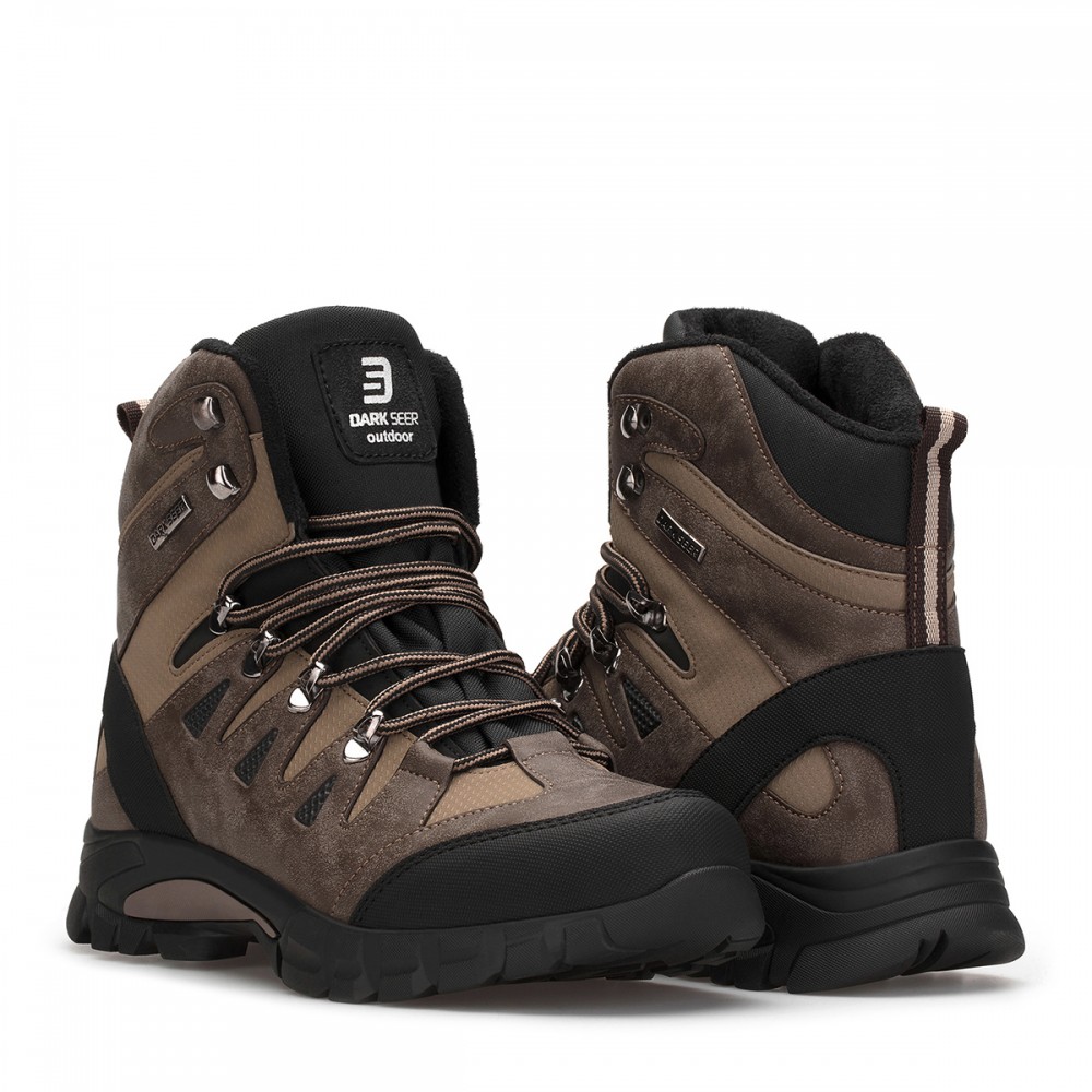 Unisex Hiking Boots - Black Brown - DS.1633