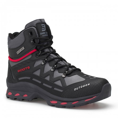 Unisex Hiking Boots - Black Gray  - DS.1821