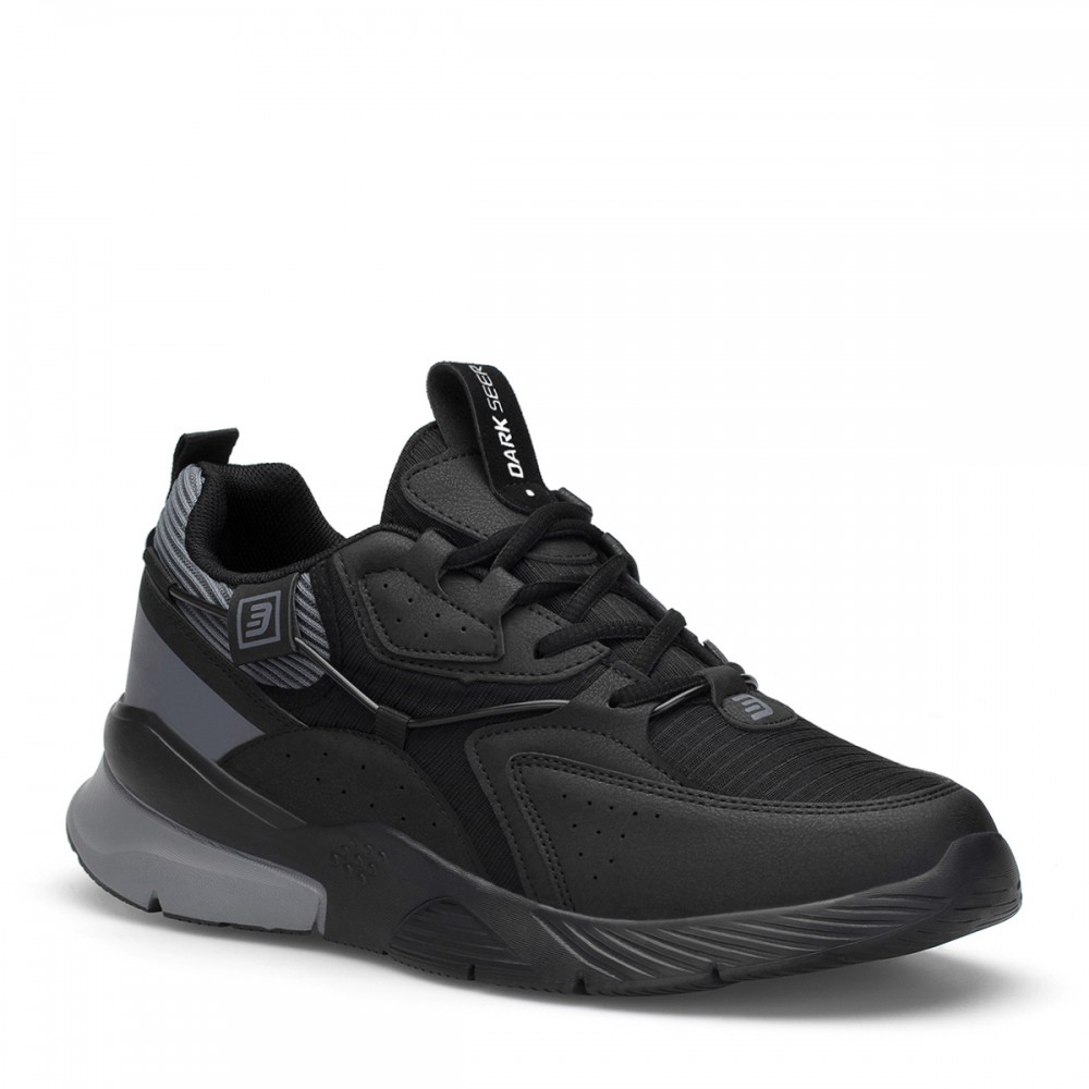 Mens Sneakers - Black Dark Gray - DS3.1205