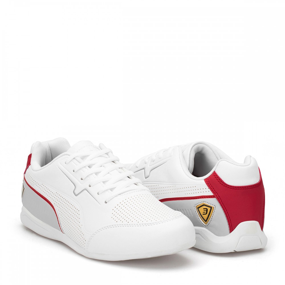 Men's Sneakers - White Red - DS3.1024