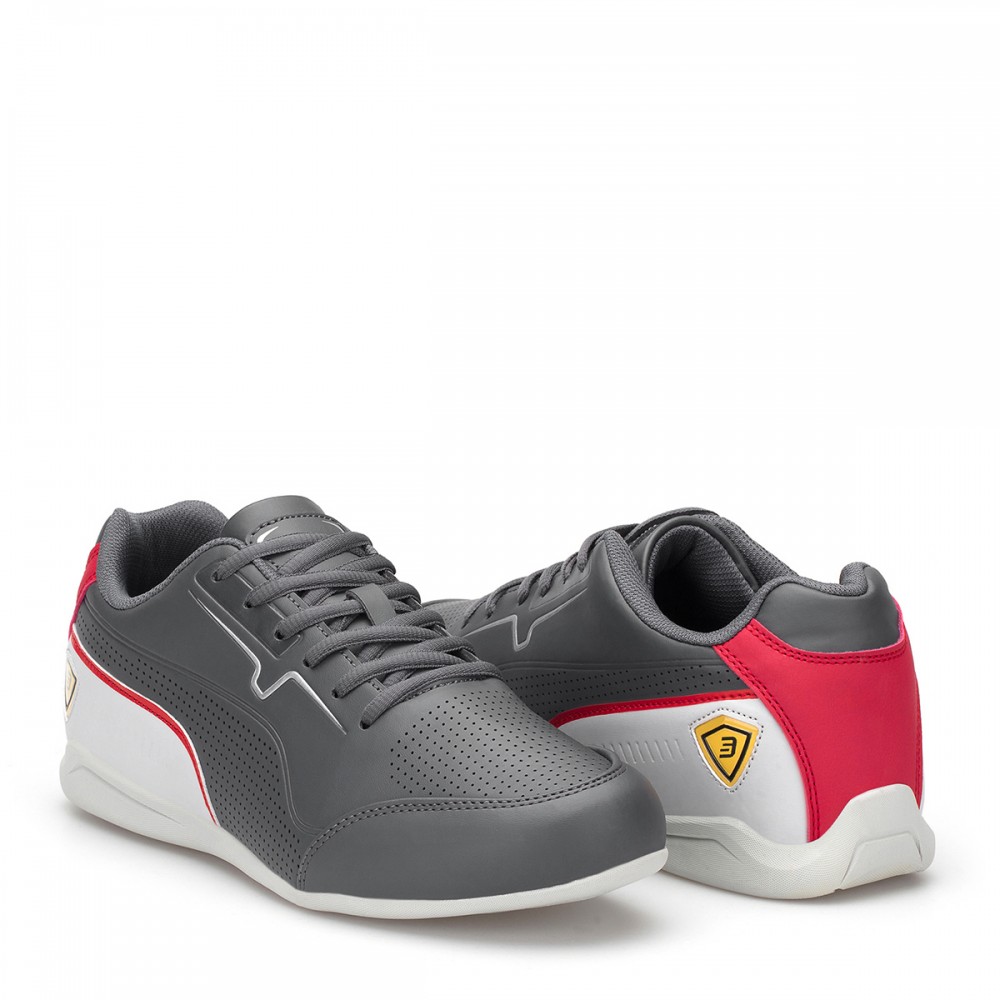 Men's Sneakers - Gray Red - DS3.1024