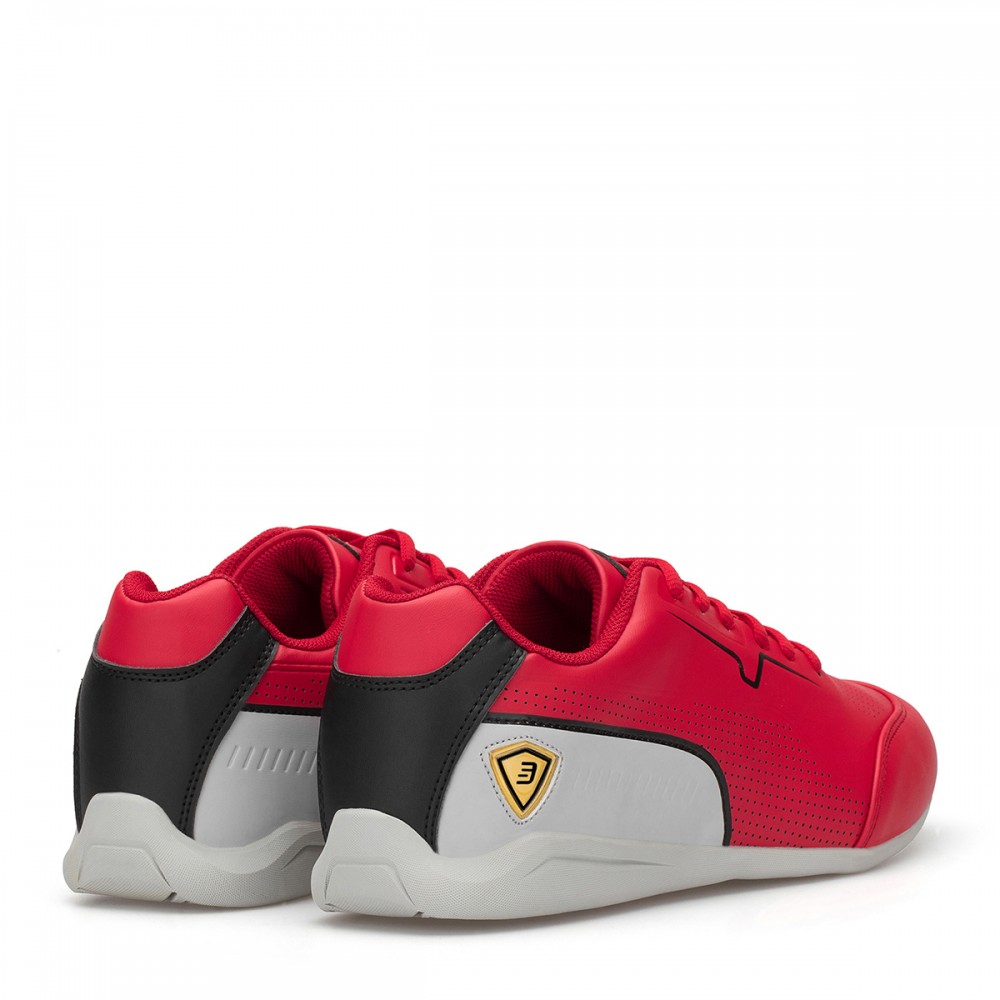 Men's Sneakers - Red Gray - DS3.1024