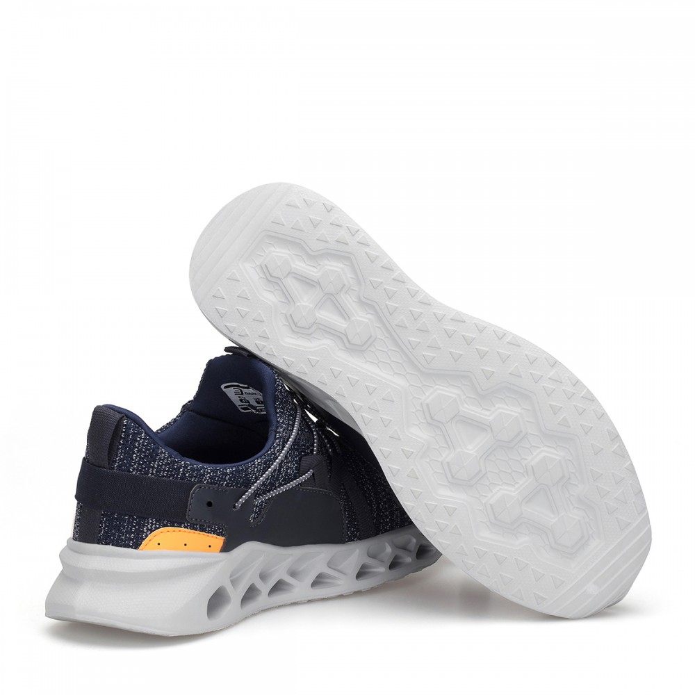 Men's Sneakers - Navy Blue Gray - DS3.1072