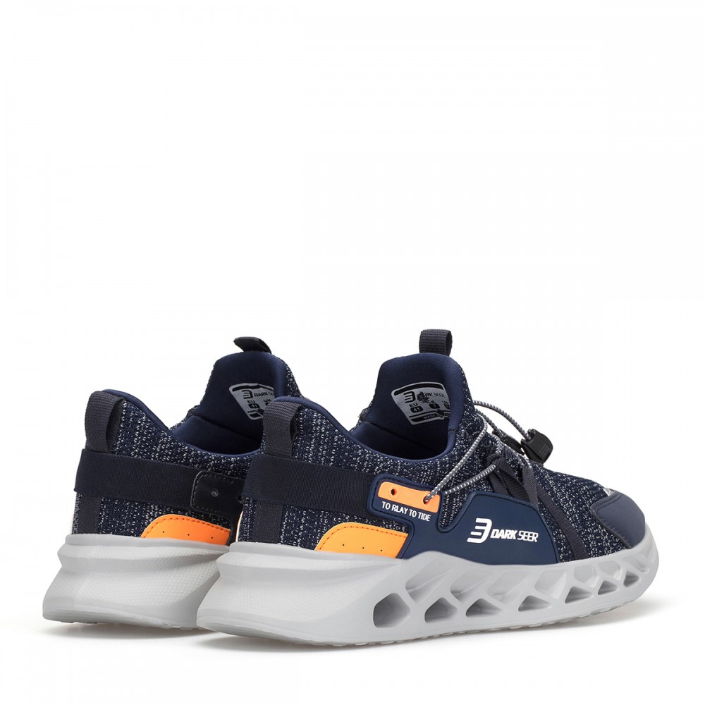 Men's Sneakers - Navy Blue Gray - DS3.1072