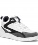 Mens High Top Sneakers - White Dark Gray - DS3.1204