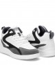 Mens High Top Sneakers - White Dark Gray - DS3.1204