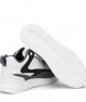 Mens High Top Sneakers - White Dark Gray - DS3.1204