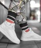 Mens High Top Sneakers - White - DS3.1204