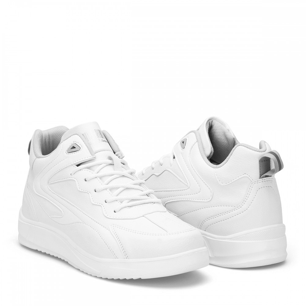 Mens High Top Sneakers - White - DS3.1204