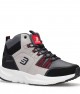 Men's High Top Sneakers -Gray Black - DS3.1258