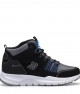 Men's High Top Sneakers - Black Gray Blue - DS3.1258