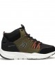 Men's High Top Sneakers - Black Khaki Orange - DS3.1258