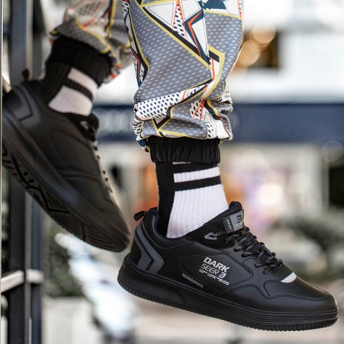Men's Sneakers -  Black Gray  - DS3.2007