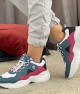 Women's Sneakers - White Blue - DS3.5100