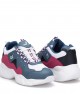 Women's Sneakers - White Blue - DS3.5100