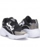 Women’s Sneakers - Black White - DS3.5156