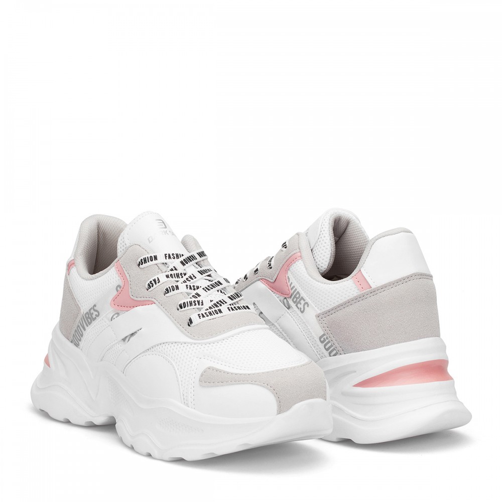 Women's Sneakers - White Gray - DS3.5181