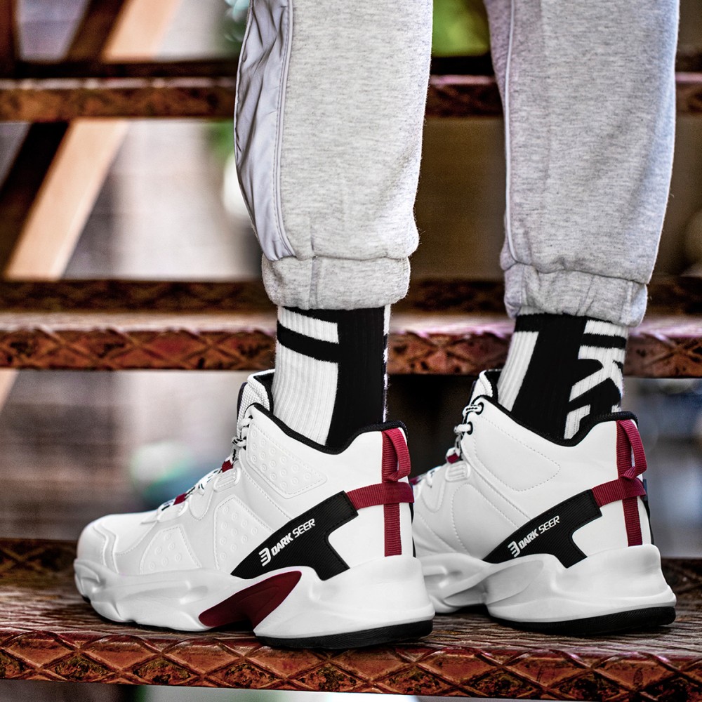 Mens High Top Sneakers - White - DS3.839