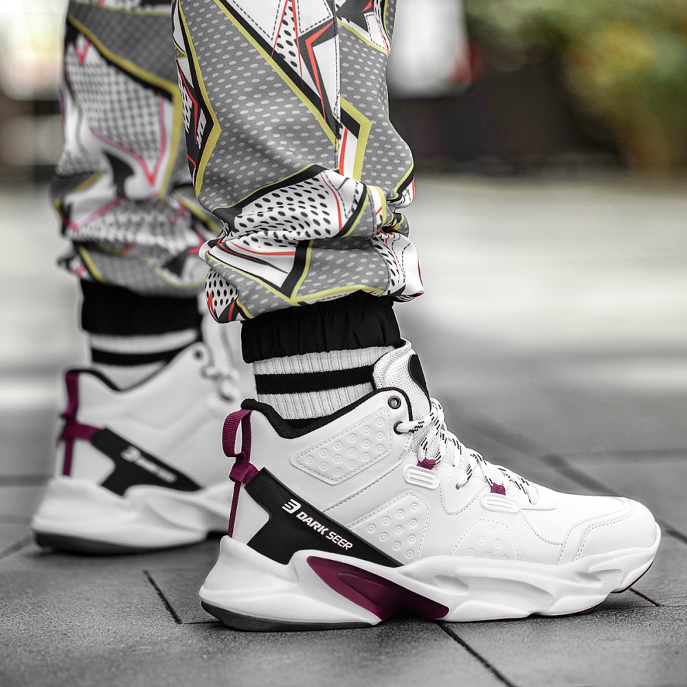 Mens High Top Sneakers - White - DS3.839