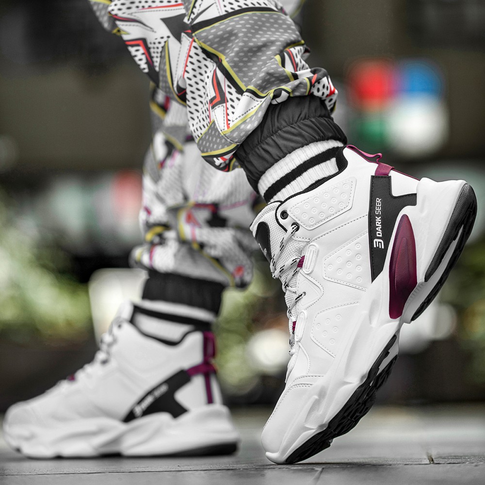 Mens High Top Sneakers - White - DS3.839
