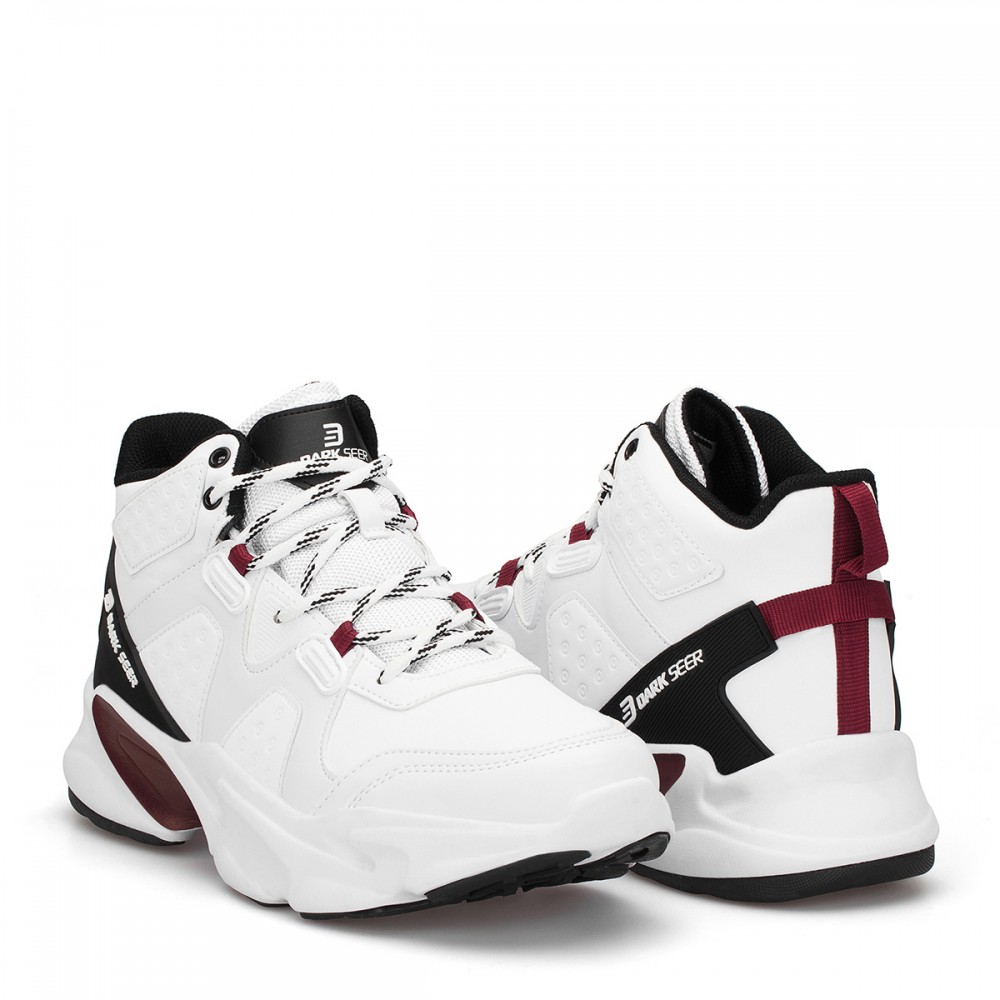 Mens High Top Sneakers - White - DS3.839