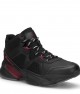 Mens High Top Sneakers - Black Claret Red - DS3.839