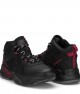 Mens High Top Sneakers - Black Claret Red - DS3.839