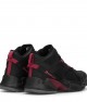 Mens High Top Sneakers - Black Claret Red - DS3.839
