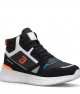 Men’s Sneakers -  Black Gray Orange  - DS3.950
