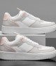 Womens Sneakers - White Pink - DS Alley