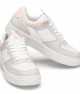 Womens Sneakers - White Pink - DS Alley