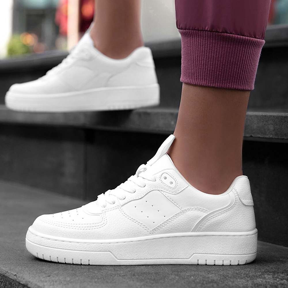 Womens Sneakers - White - DS Alley