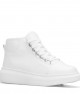 Men's High Top Sneakers - White - DS Belano