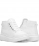 Men's High Top Sneakers - White - DS Belano