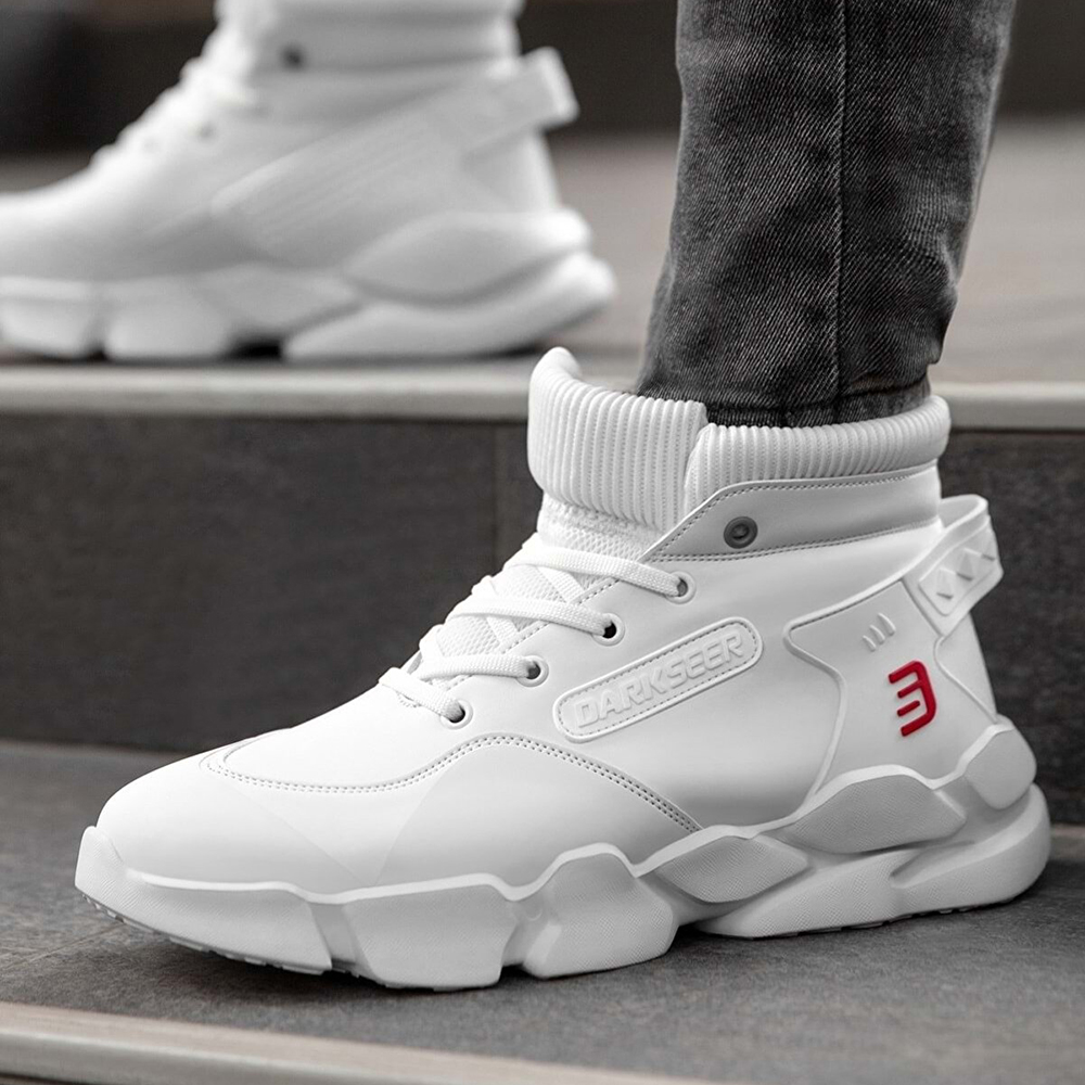 Mens Sneakers - White - DS Dexter