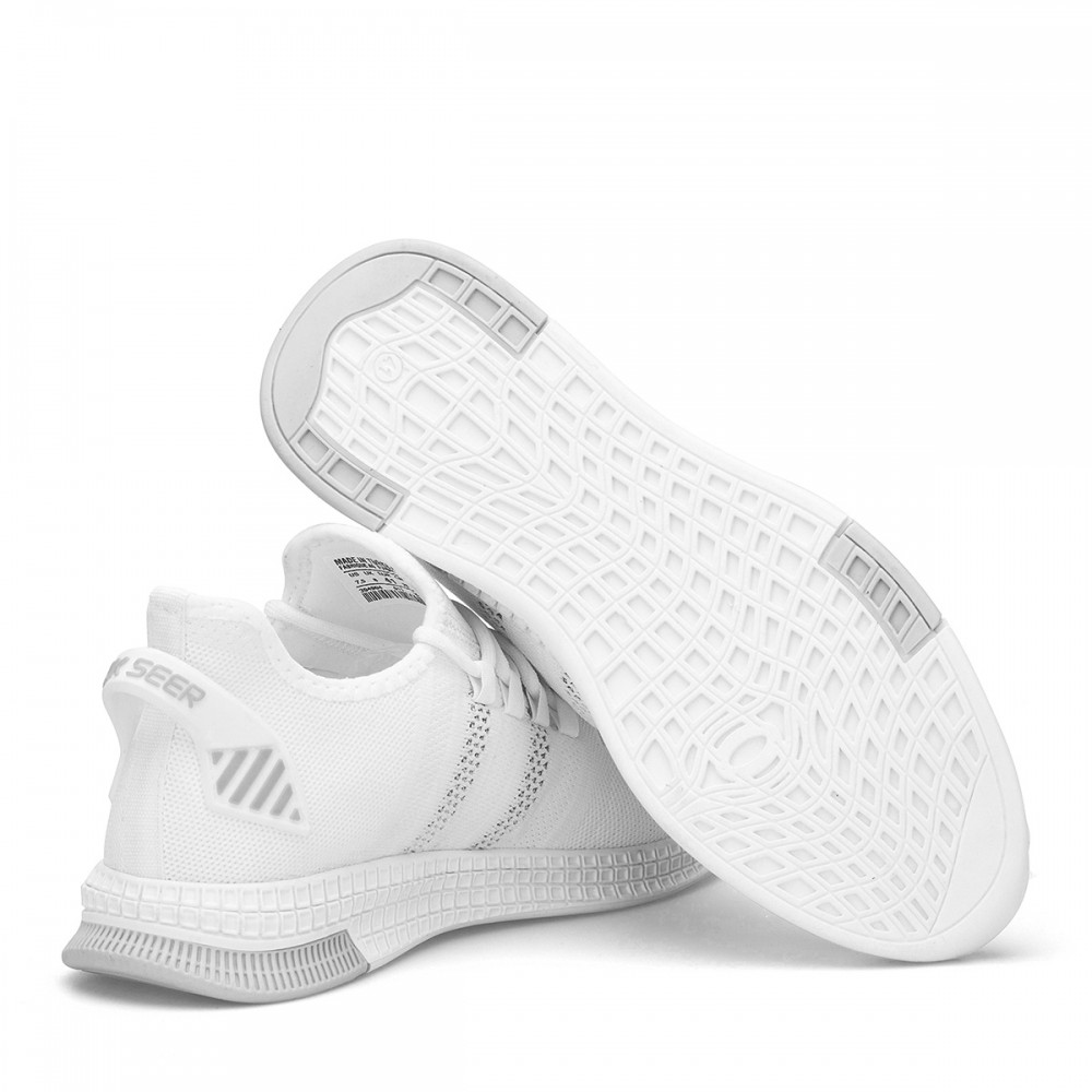 Unisex Sneakers - White Grey - DS.FBS2013