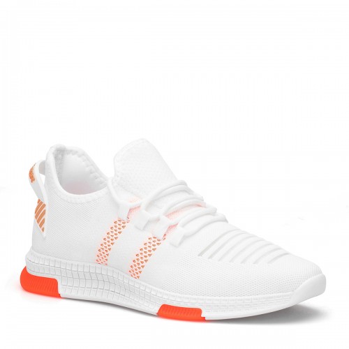 Unisex Sneakers - White Orange - DS.FBS2013