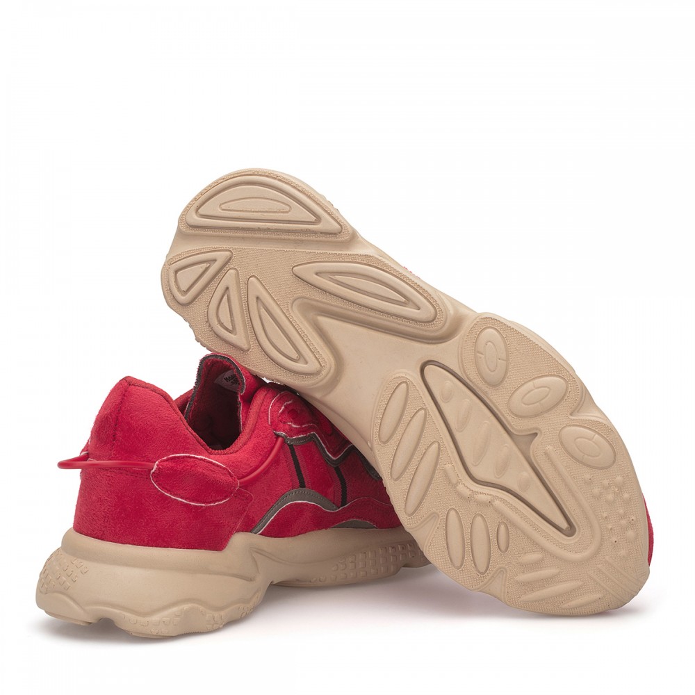 Unisex Sneakers - Red - DS.FBSZWG