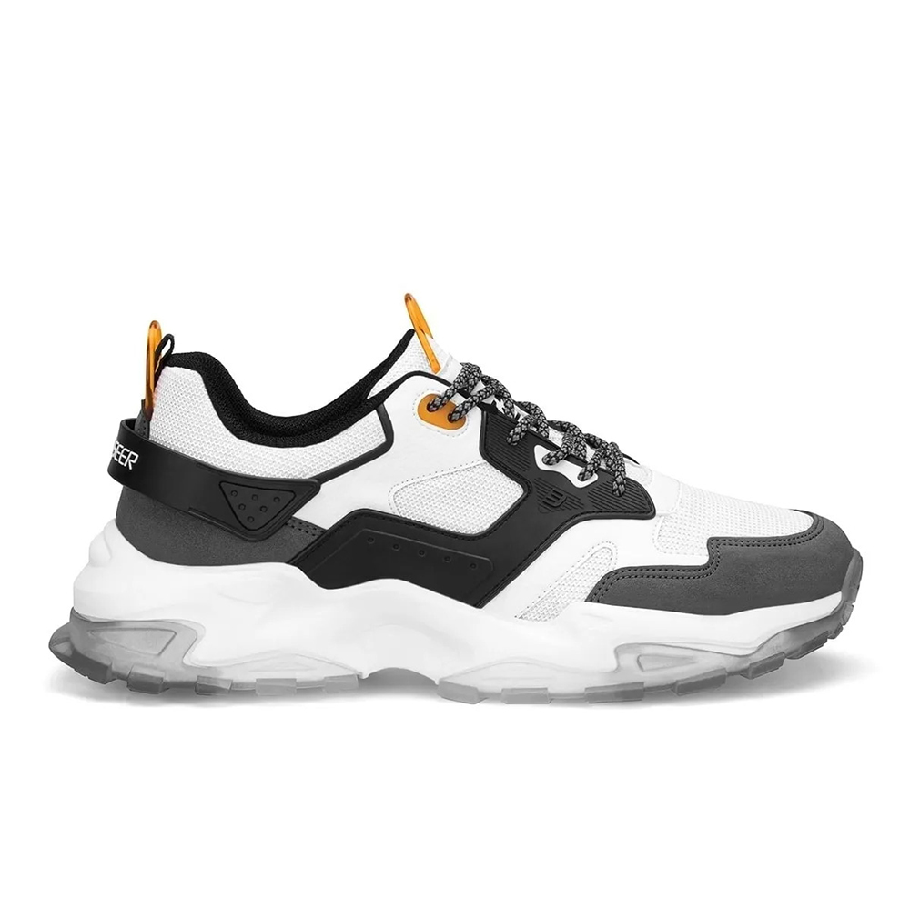 Mens Sneakers - White Dark Gray - DS Gestor