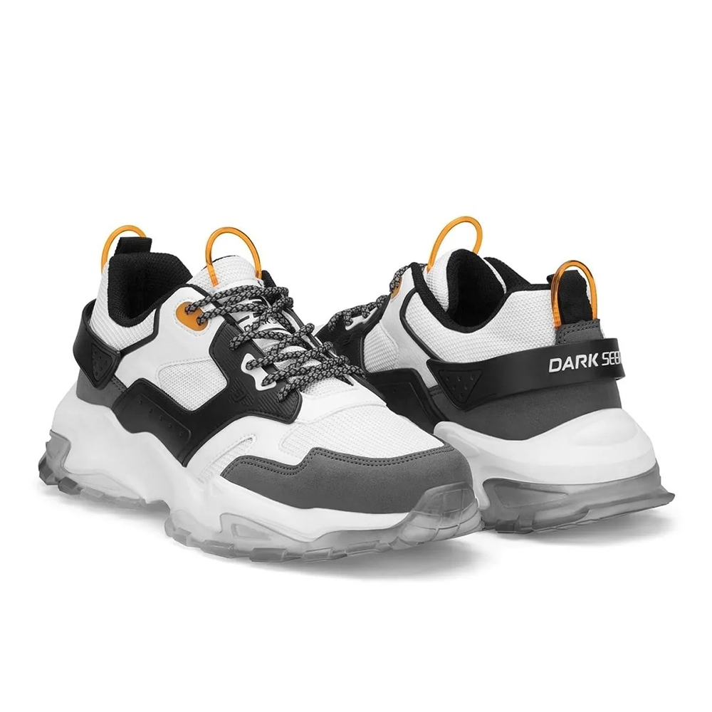 Mens Sneakers - White Dark Gray - DS Gestor