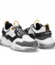 Mens Sneakers - White Dark Gray - DS Gestor