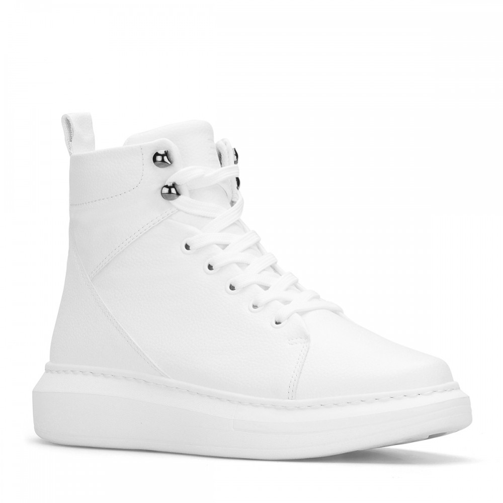 Men's High Top Sneakers - White - DS Kharkiv