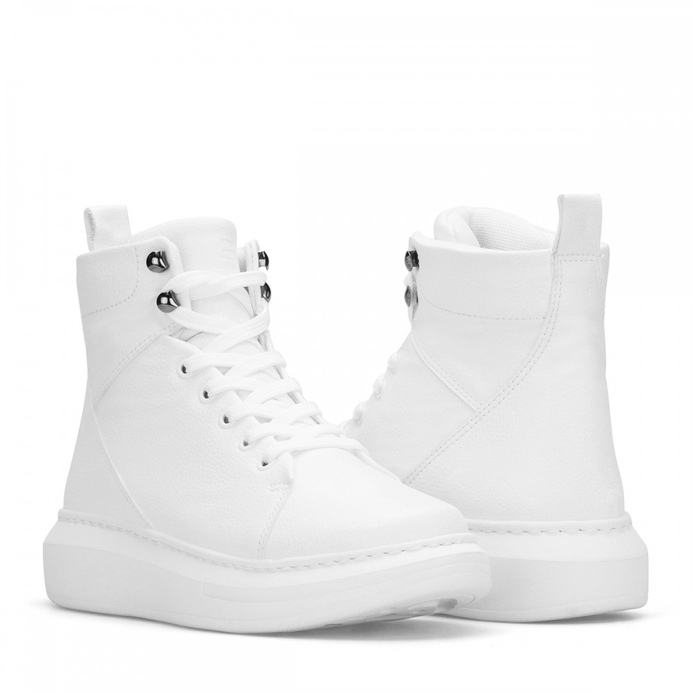 Men's High Top Sneakers - White - DS Kharkiv