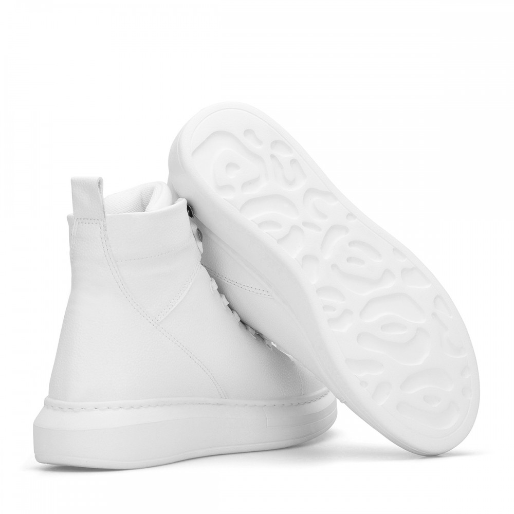 Men's High Top Sneakers - White - DS Kharkiv