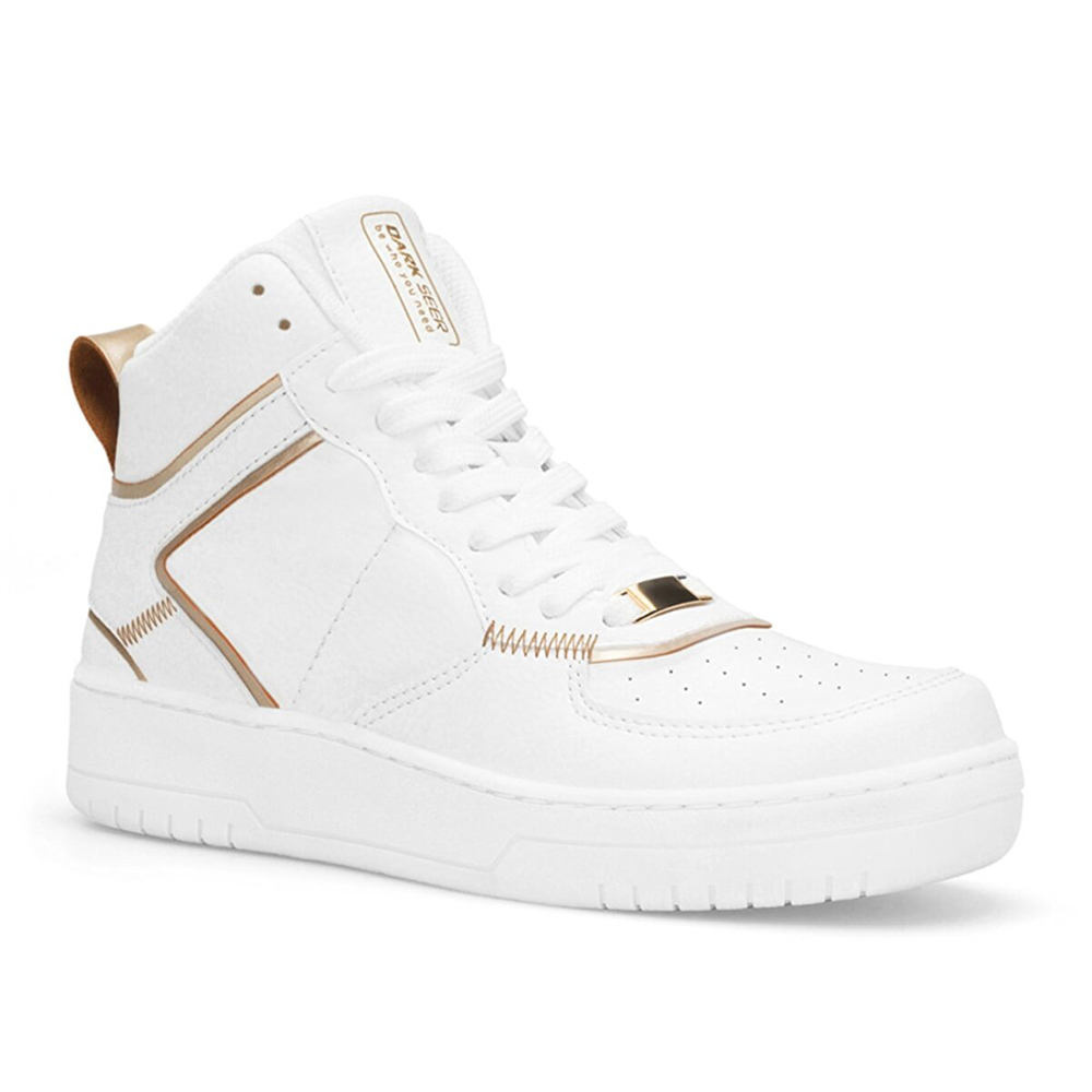 Womens High Top Sneakers - White - DS Maya
