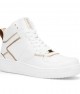 Womens High Top Sneakers - White - DS Maya